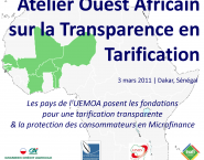 L’initiative de la Transparence des coûts en Microfinance au Sénégal