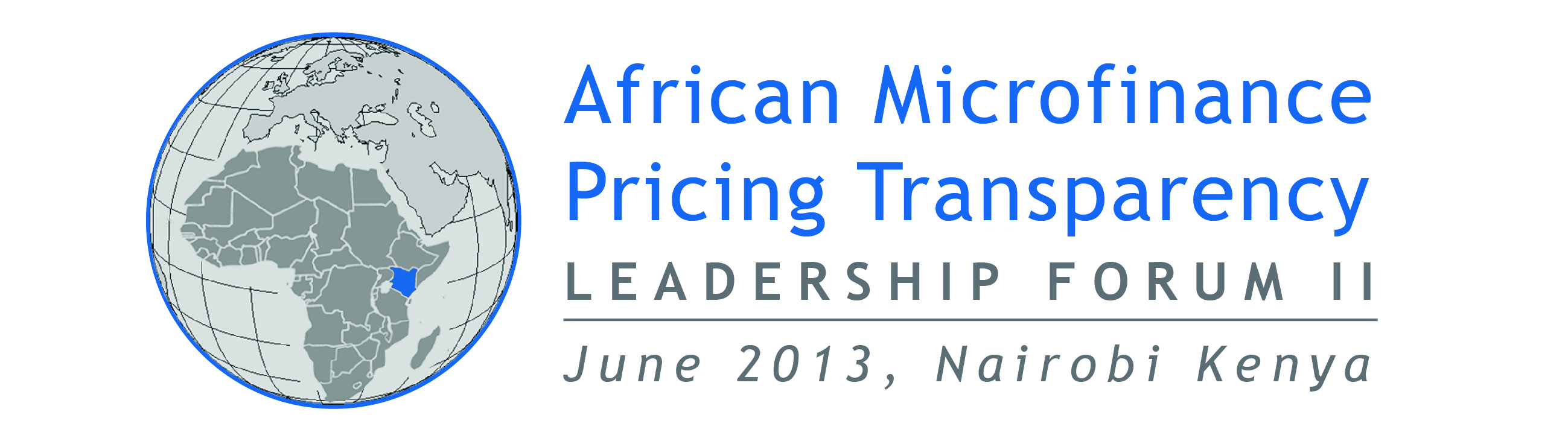 African Microfinance Transparency Leadership Forum II Logo